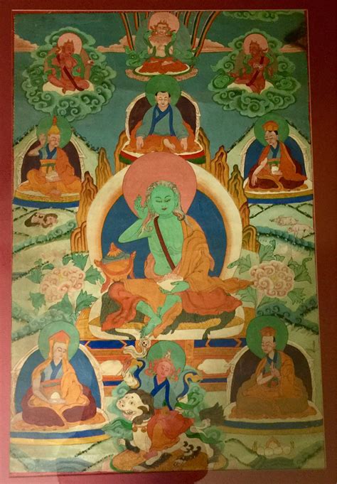 Original Asian Thangka Painting Of Milarepa Tibetan Yogi Etsy