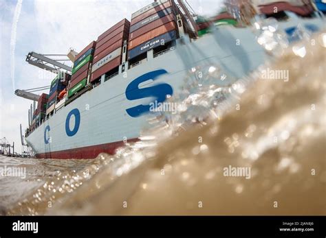 Stock Images Of The Cosco Development Container Ship The Largest