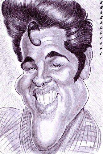 Elvis Presley Funny Caricatures Celebrity Caricatures Funny Cartoon