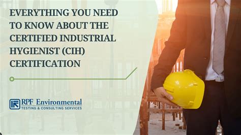 Certified Industrial Hygienist Cih Certification Everything You Need