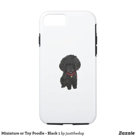 Miniature Or Toy Poodle Black 1 Case Mate Iphone Case