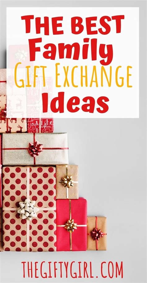 One and done is the way to go. The 15 Best Gift Exchange Ideas for Families | Family gift ...