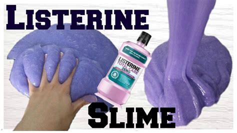 Diy Listerine Mouth Wash Slime How To Make Slime With Listerine Mouth