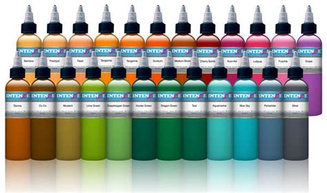 25 Color Set Intenze Products