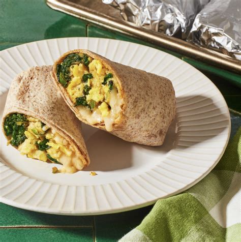Make Ahead Freezer Breakfast Burritos With Eggs Cheese And Spinach Food Heaven Made Easy