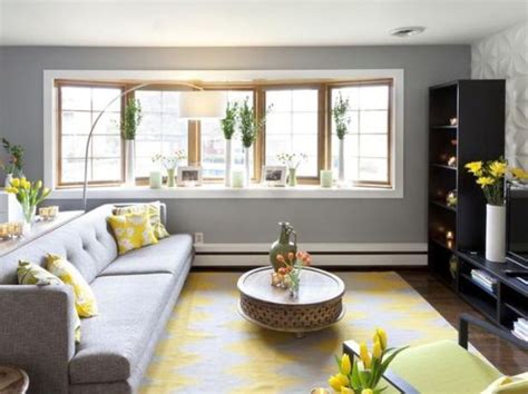 Decorating With Grey And Yellow Living Room House Designs Ideas