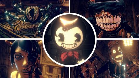 Bendy And The Dark Revival All Bosses And Ending Youtube