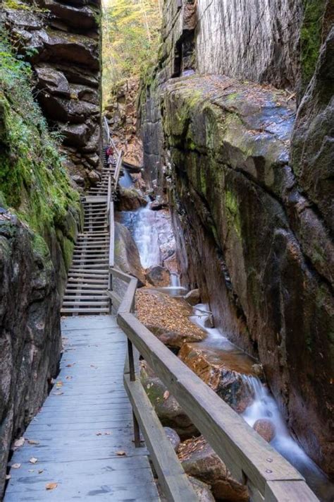Flume Gorge New Hampshire Easy Hike And Stunning Fall Foliage