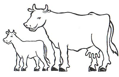 La Chachipedia: Vacas, toros y bueyes para colorear