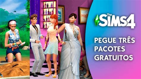 The Sims 4 Como Pegar De Graça Três Pacotes Do Jogo Simstime