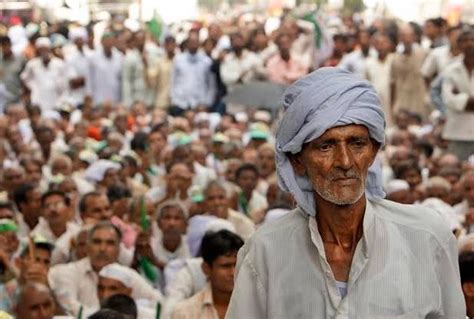 Our protest is peaceful, and we'll continue that way. Farmers protest over the deepening agrarian crisis in ...