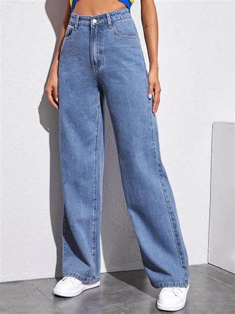 High Rise Baggy Jeans High Waisted Jeans Outfit Wide Leg Jeans