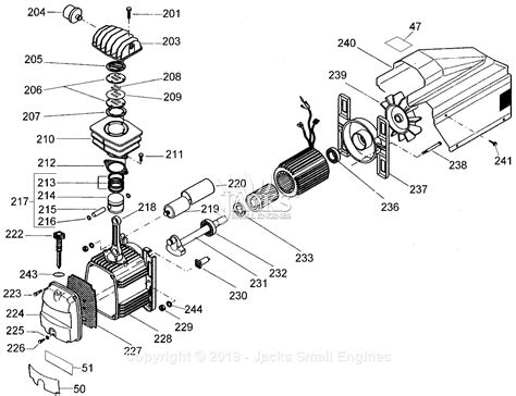 Dewalt D55153 Type 2 Parts Diagram for Pump