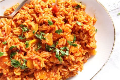 Vegan And Healthy Tomato Rice With Zucchini And Carrots Vegan Rice