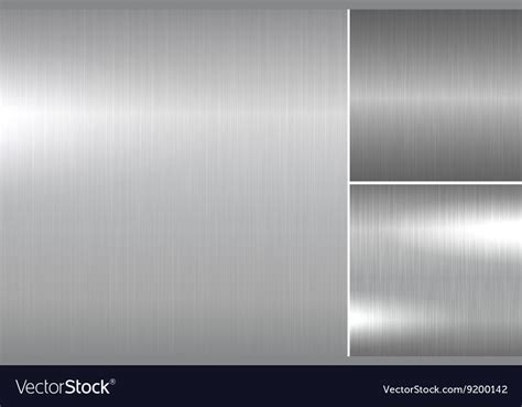 Brushed Metal Textures Royalty Free Vector Image