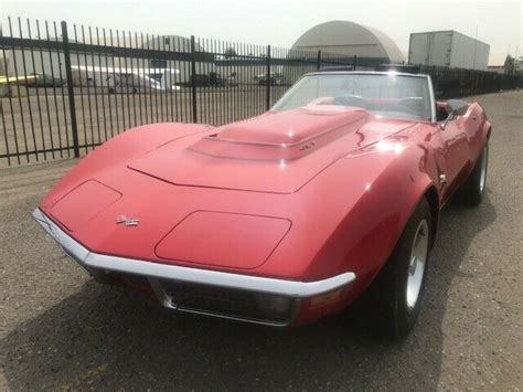 1968 Corvette Convertible Both Tops Big Block 4 Speed Red With Black