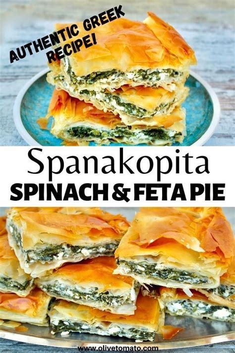 Maybe you would like to learn more about one of these? Authentic Spanakopita Recipe - Greek Spinach and Feta Pie ...