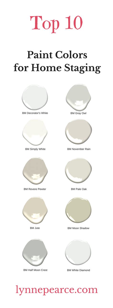 My Top 10 Favorite Paint Colors For Home Staging — Lynne Pearce Design