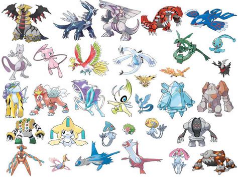 All Legendary Pokemon Together