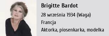 Brigitte Bardot Wzrost Waga Wymiary Wiek