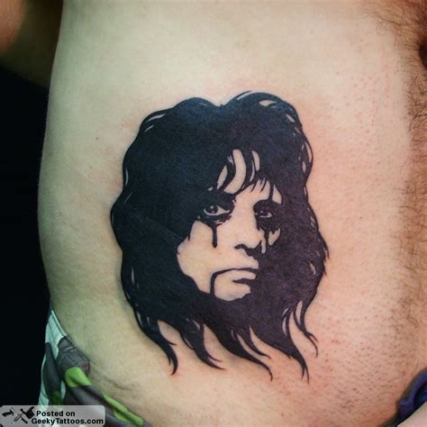 Alice Cooper Geeky Tattoos