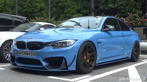 Yas Marina Blue BMW M4 w/ Forgestar Rims - Walkaround ...