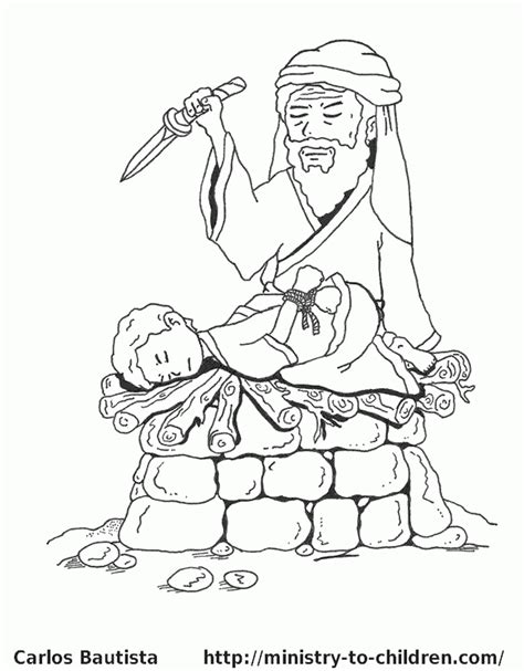 Abraham sacrifices isaac coloring page. Abraham And Sarah Coloring Pages Printable - Coloring Home