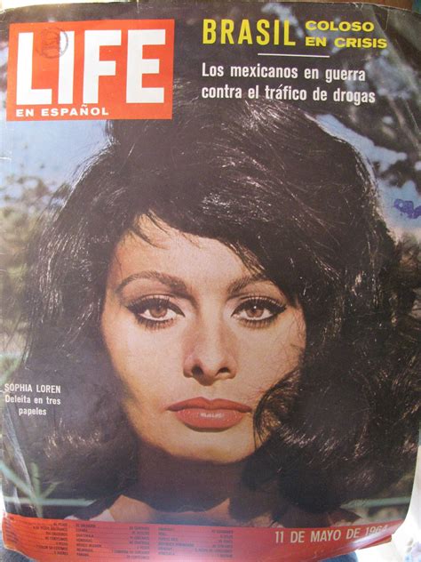 Life Magazine Sophia Loren Cover And Article Etsy Sophia Loren
