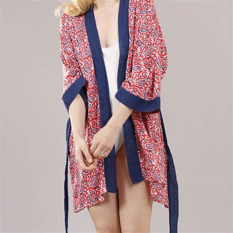 Bali Short Kimono Dressing Gown By Verry Kerry