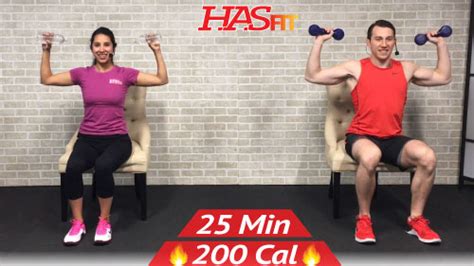20 Minute Chair Exercises Hasfit