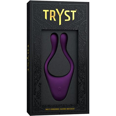 Tryst Multi Erogenous Zone Massager By Doc Johnson Purple