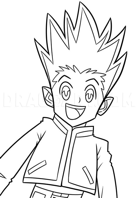 How To Draw Gon From Hunter X Hunter Step By Step Drawing Guide By