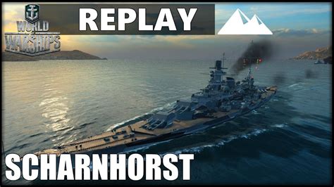 Scharnhorst So Muss Das World Of Warships Replay Ger 60fps