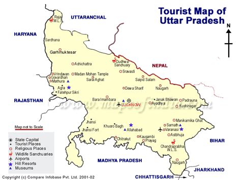 Uttar Pradesh Map Map Of Uttar Pradesh India India Maps Maps India