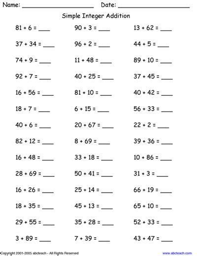 View 7th Grade Math Worksheets Pics The Math