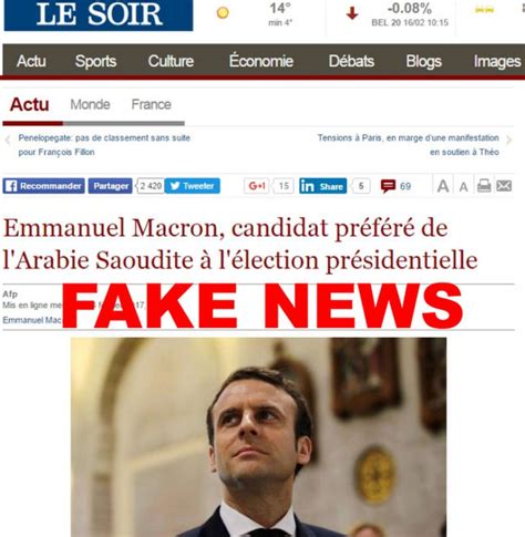 Fake News Five French Election Stories Debunked Bbc News
