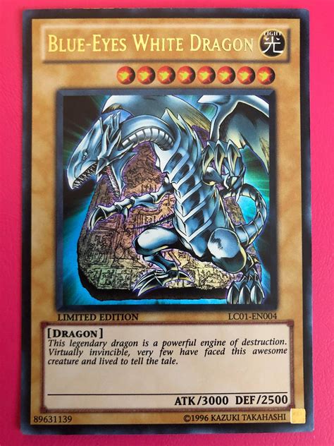 Blue Eyes White Dragon LC01 EN004 Ultra Rare LIMITED EDITION Near Mint