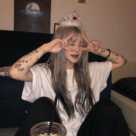 instagram post by 효리요리 mar 6 2020 at 1 54am utc grunge style grunge girl ulzzang korean