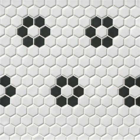 Black And White Mosaic Bathroom Floor Tiles Floor Roma
