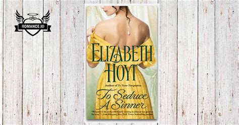 To Seduce A Sinner By Elizabeth Hoyt