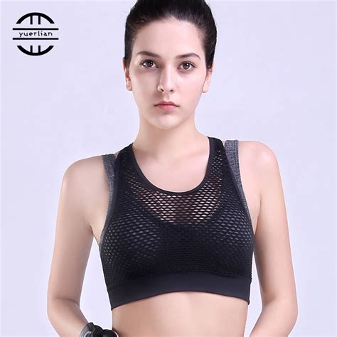 Brand New Sexy Sports Bra For Running Gym Wirefree Padded Shockproof Underwear Push Up Seamless