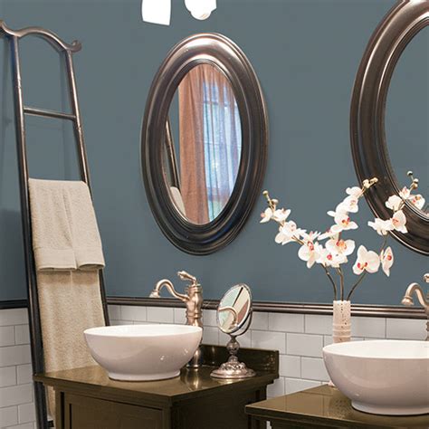 To get the best vibe from this color scheme, you can use the sink, shower tub, and toilet as the white components while the rest of the room is colored in charcoal grey. Best Bathroom Colors - Paint Colors - Interior & Exterior ...