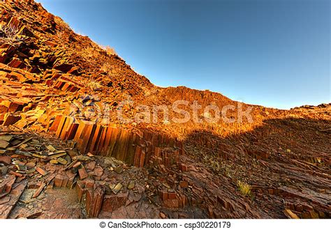 Organ Pipes Twyfelfontein Damaraland Namibia Basalt Volcanic
