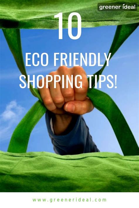 Eco Friendly Shopping Tips Eco Friendly Shopping Eco Friendly