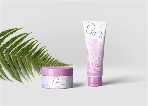 Green Cosmetic Packaging Mock up