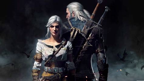 The Witcher 3 Wild Hunt Geralt And Ciri Uhd 8k Wallpaper Pixelz
