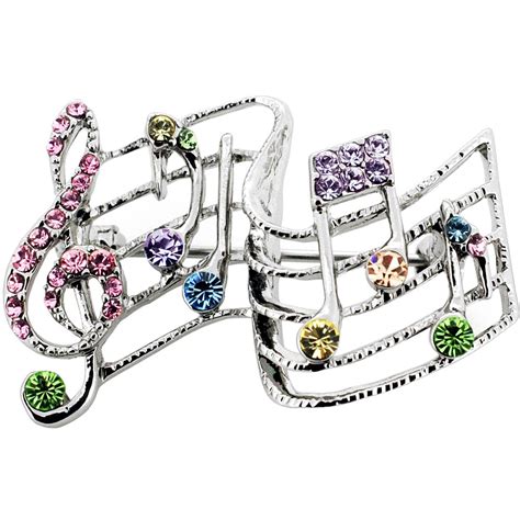 Multicolor Music Note Pin Music Pin Brooch Custom Jewelry Musical