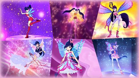 Winx Club Musa All Full Transformations Up To Tynix Hd Youtube