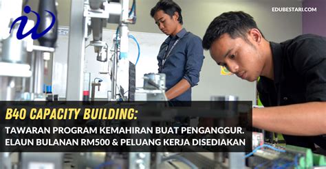 Bekerja tidak selalu harus dikantor, di era modern seperti ini mengerjakan pekerjaan di rumah bukan hal yang baru lagi. B40 Capacity Building: Tawaran Program Kemahiran & Pekerjaan Buat Penganggur. Elaun Bulanan ...