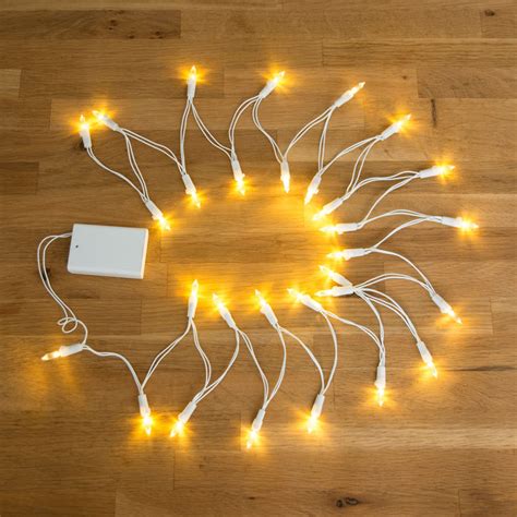【楽天市場】LED ストリングライト 3m 30球 ホワイトコード 電池式 イルミネーション デコレーション ライト 電飾 装飾 飾り 室内 ...